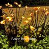 New Solar Firefly Lamp Bee Lamp Bubble Ball Floor Insertion LED Courtyard Atmosphere Decoration Lamp