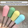 Nail Art Silicone Grinding Head Safe And Fast Sanding Polishing Nail Drill Bit Electric Grinder Rotary Burr Head Cuticle