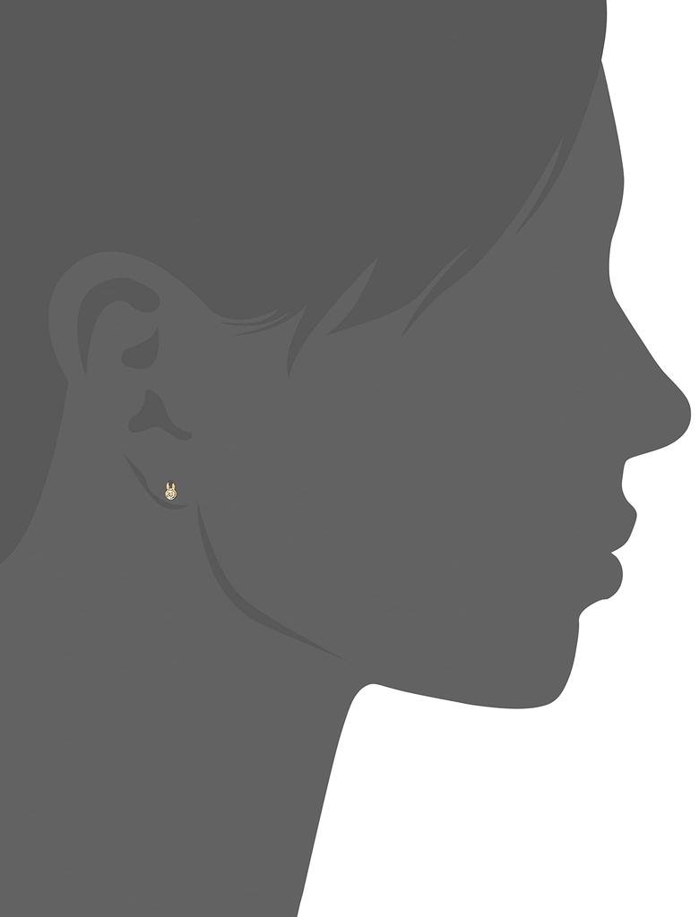ESTELLE [WEB Exclusive] K10 Yellow Gold Diamond Rabbit Earrings (Single) (0.031ct) 0212-1454-0022-0000