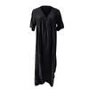 Women's Extra Long Dress Women's Lace Crochet Summer V-neck Flared Sleeves Color Sundress