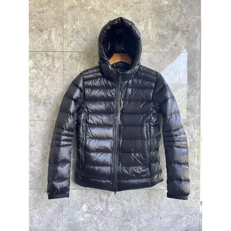 Big Goose high-end light down jacket autumn and winter men's and women's hooded casual versatile warm strap light jacket