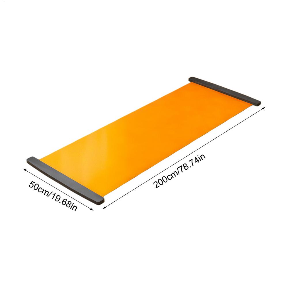 Lightweight Waterproof Snowboard Training Mat - Multifunctional Balance Exerciser for Kids & Youth, Indoor and Outdoor Practice оранжевый