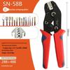 SN-58B Kit d'outil à sertir à cliquet avec plusieurs options de mâchoires