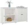 VidaXL 2x Buffets Armoires Latérales Meubles de Rangement Armoires de Rangement Organisateurs de Maison Salon Blanc 70x35x80 3114065