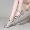 Buty do tańca dla kobiet i dziewcząt, buty do tańca towarzyskiego, do tańca latynoskiego, nowoczesnego, do salsy, do ćwiczeń, z zamkniętymi palcami, do tańca kwadratowego, z miękką gumową podeszwą