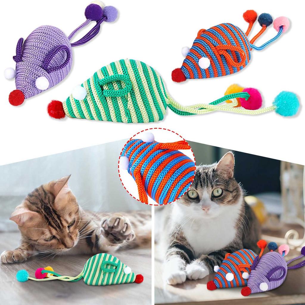 Toy Interactive Teething Simulation Mouse Nylon -resistant Pet Toy