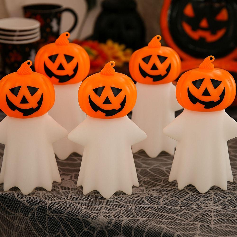 Eye Protection Ghost Pumpkin Lamp Spooky LED Night Light Halloween Pumpkin Light  Porch Lighting