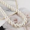 Custom 18mm Diameter Imitation Pearl Chain Strong Mobile Phone Strap for Messenger Bag Classic Style Shoulder Belt 3mm Findings