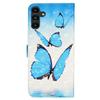For Samsung Galaxy S24 FE Case 3D Pattern Printed Leather Phone Cover Card Holder