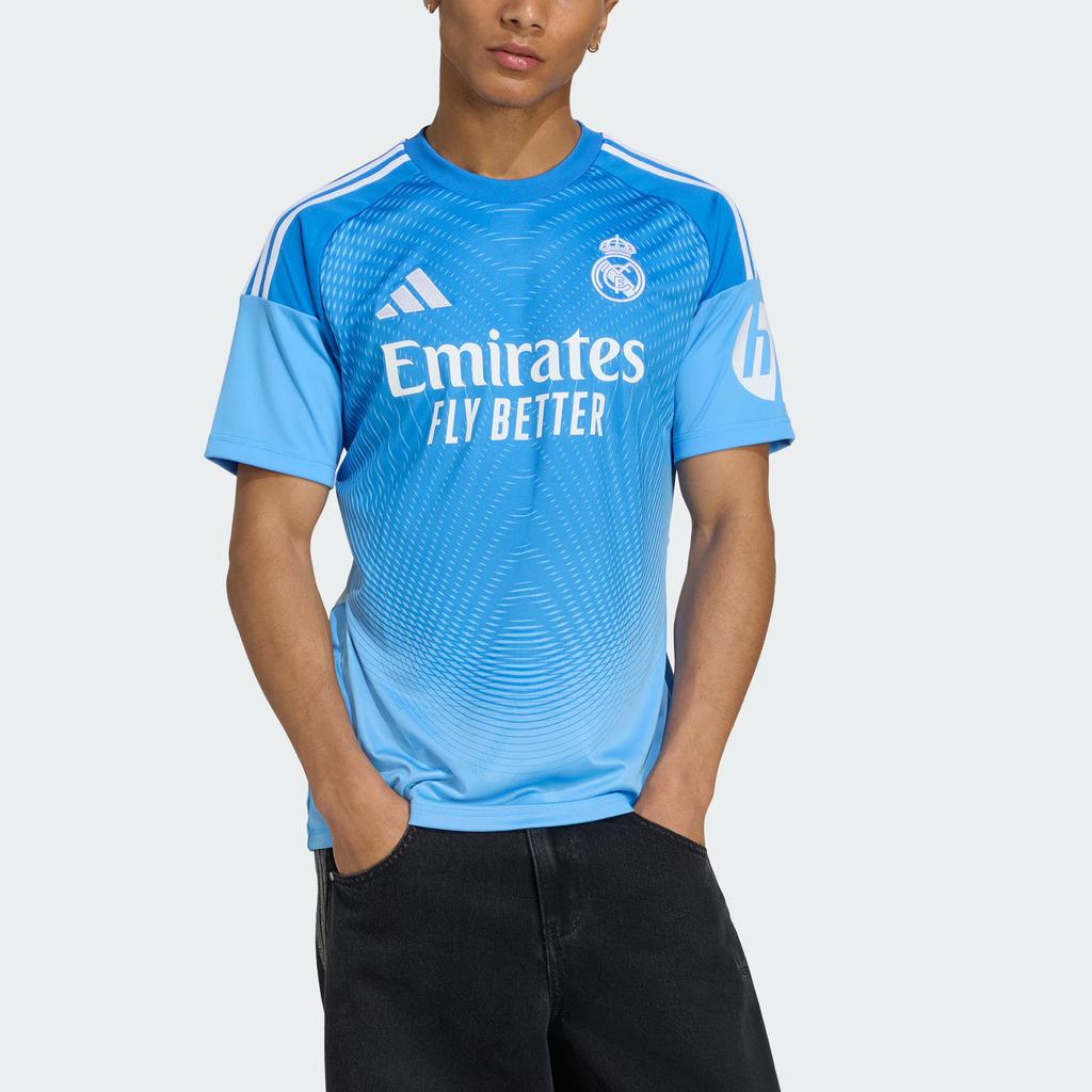 adidas Real Madrid 25/26 HOME GOALKEEPER Soccer Jersey Men's JP4178