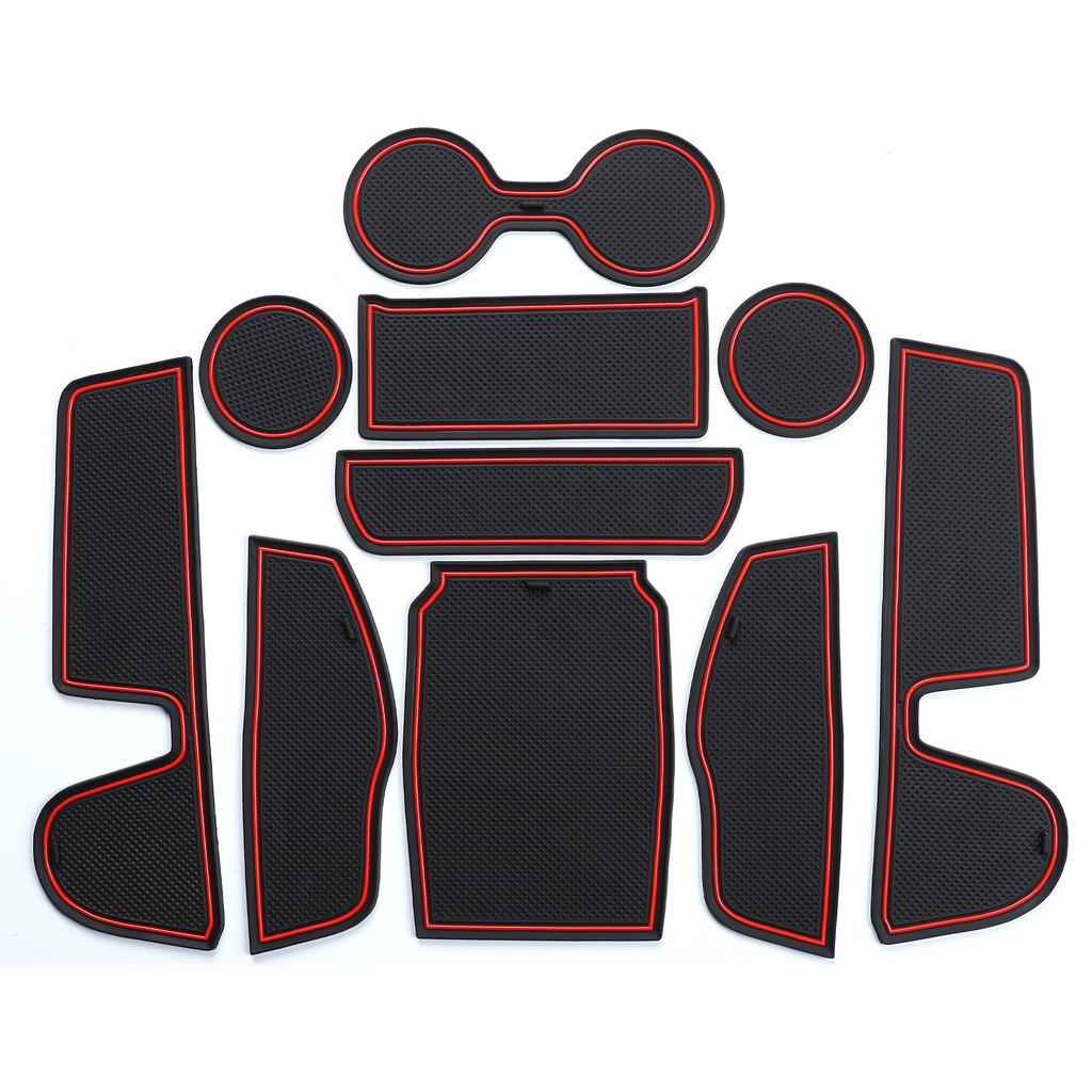 Anti-Slip Gate Slot Mat for Mazda CX-50 Door Groove Pad Cup Holder Interior Accessories Rubber Coaster