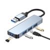 USB 3.0 Dual-Head 8-in-1 Typ-C Kartenleser & Erweiterungsdock für Laptops