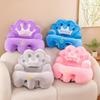 Toddler Sitting Aid With Crown Shape And Soft Plush Material For Stability