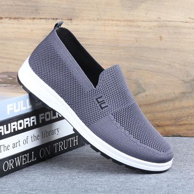 Jaunas, vecas Pekinas auduma apavi, vīriešu pretslīdes un elpojoši apavi, ikdienas vīriešu tenisa apavi ar plakanu dibenu, mīksta zole, ērti