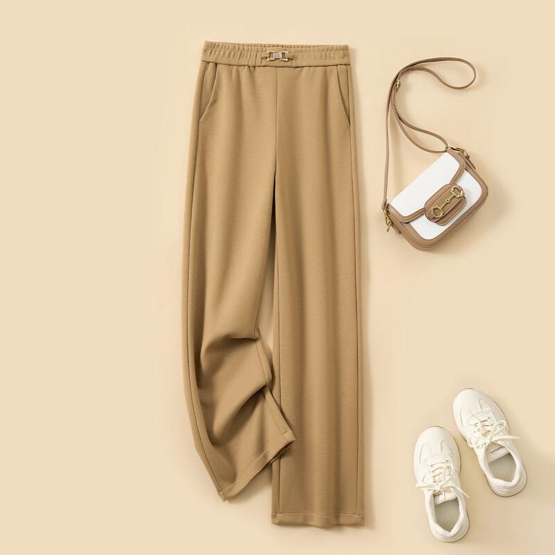 Женские широкие брюки с высокой талией из смеси альпаки L