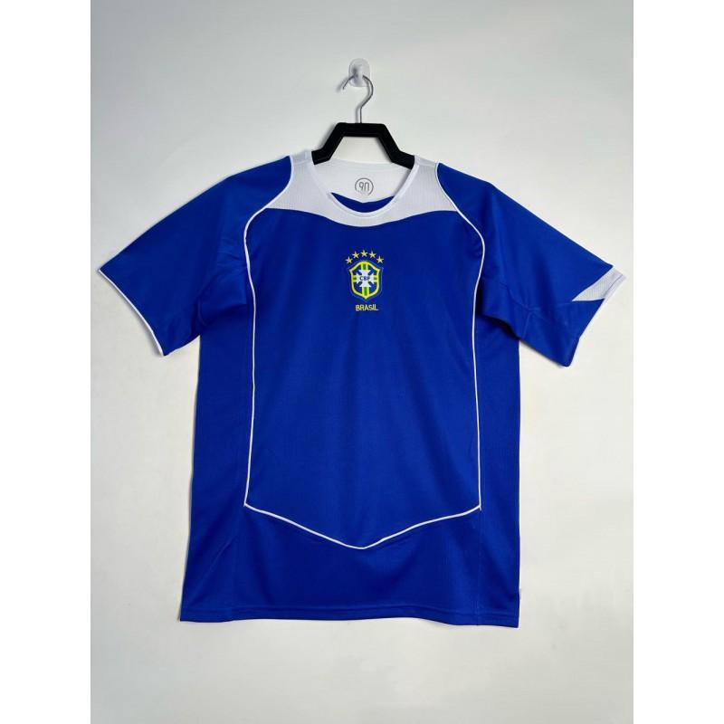 Brazil Retro Football Jersey Classic Short Sleeve Sportswear Men
