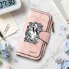 Gothic Tattoo Lady Print Long Wallet Fashionable Casual Portable Card Holder Purse