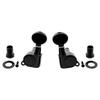 Musiclily Guitar Tuners for Black Kidney Buttons 3+3 Electric/Acoustic Guitars,