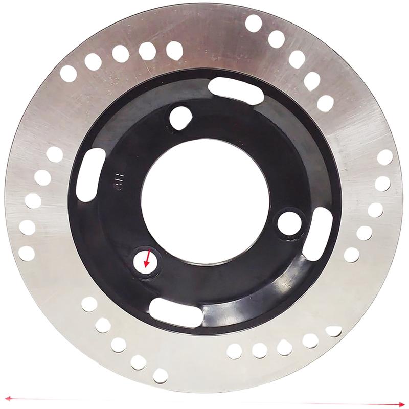Melns 180 mm disku bremžu disks