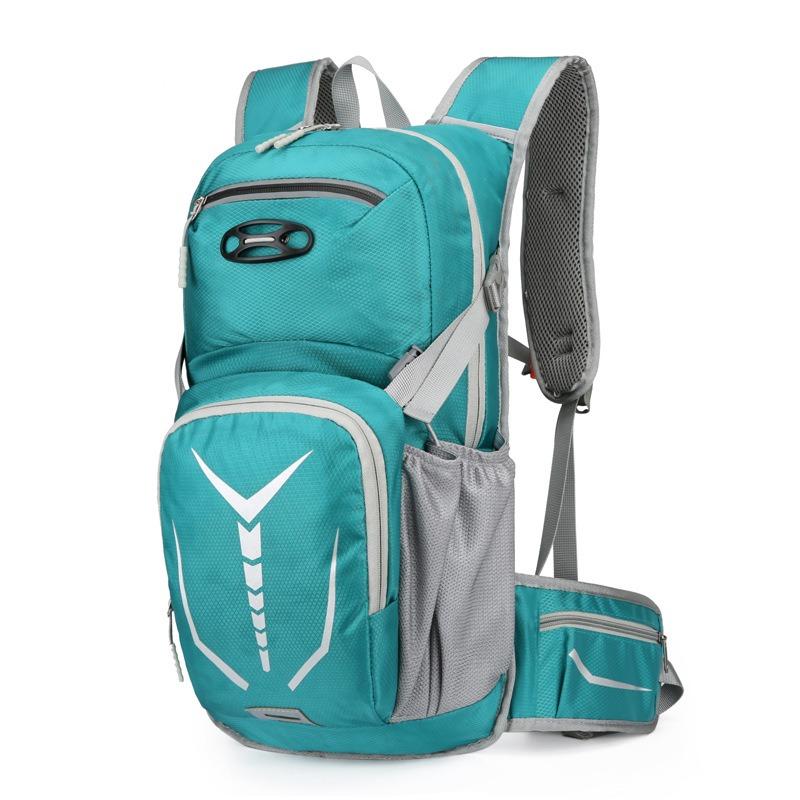 Outdoor Cycling Bag Breathable Anti-splashing Travel Helmet Backpack Men's Leisure Sports Backpack Large Capacity