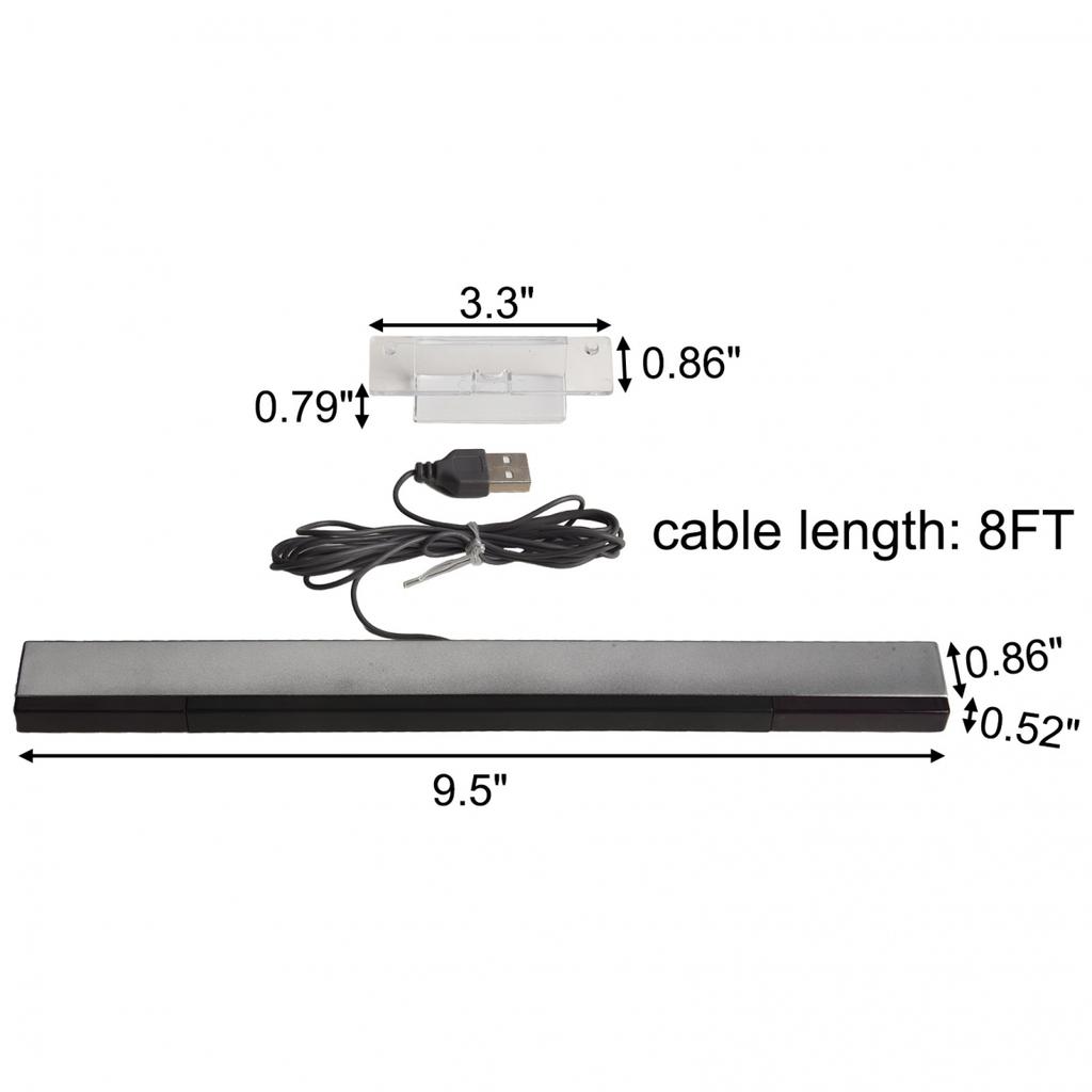 Kits de Barra de Sensor Longitud de Línea 2m Accesorios Para Wii U