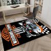 Harley-davidson Motorcycle Artwork Area Rug Office rug, Chair Rug, Decor Carpet Livingroom bedroom Mat, Large Size Fan gifts Christmas gifts