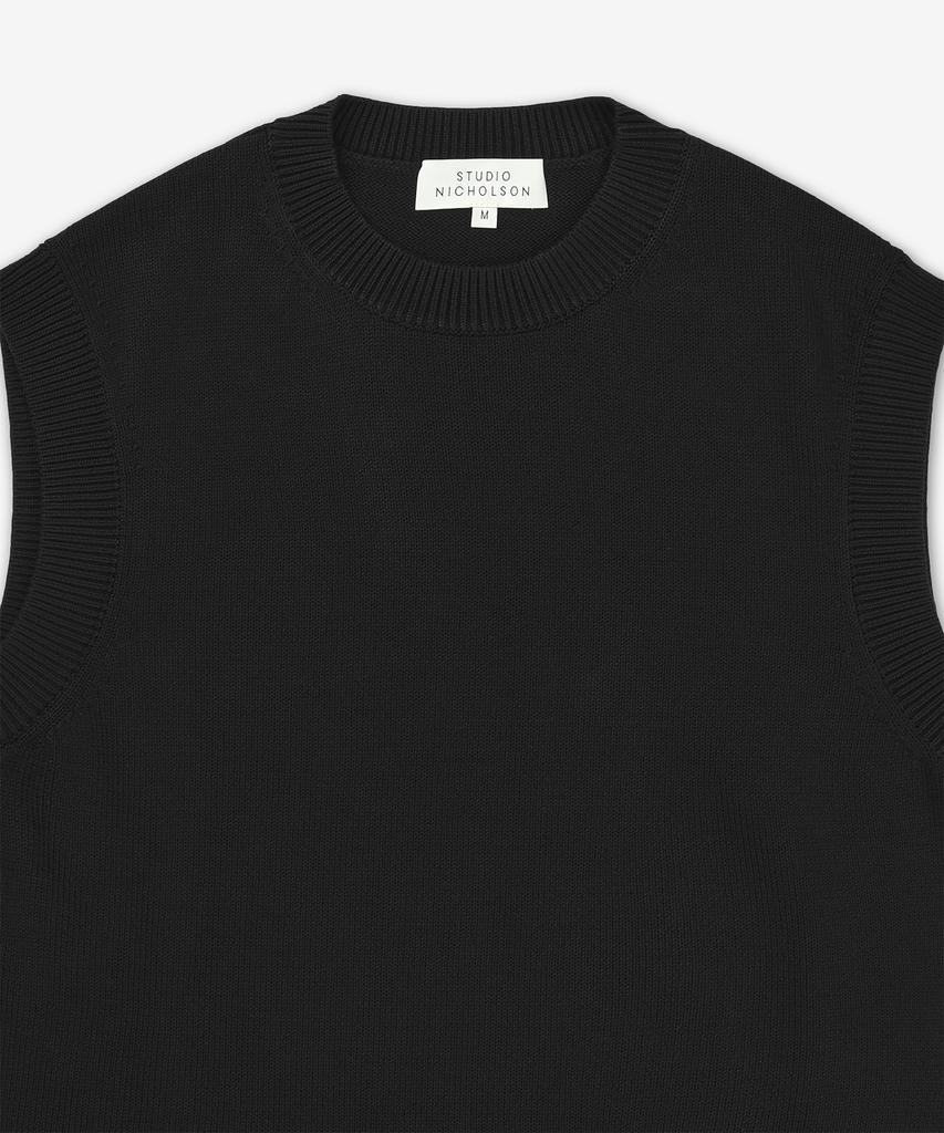 Studio Nicholson Hash 5Gg Knit Vest - Darkest Navy / Hashisnm949Darkestnavy