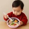Silicone Suction Cup 3 Grids Children Dishes Thermal Insulation Kids Feeding Bowls  For Toddlers