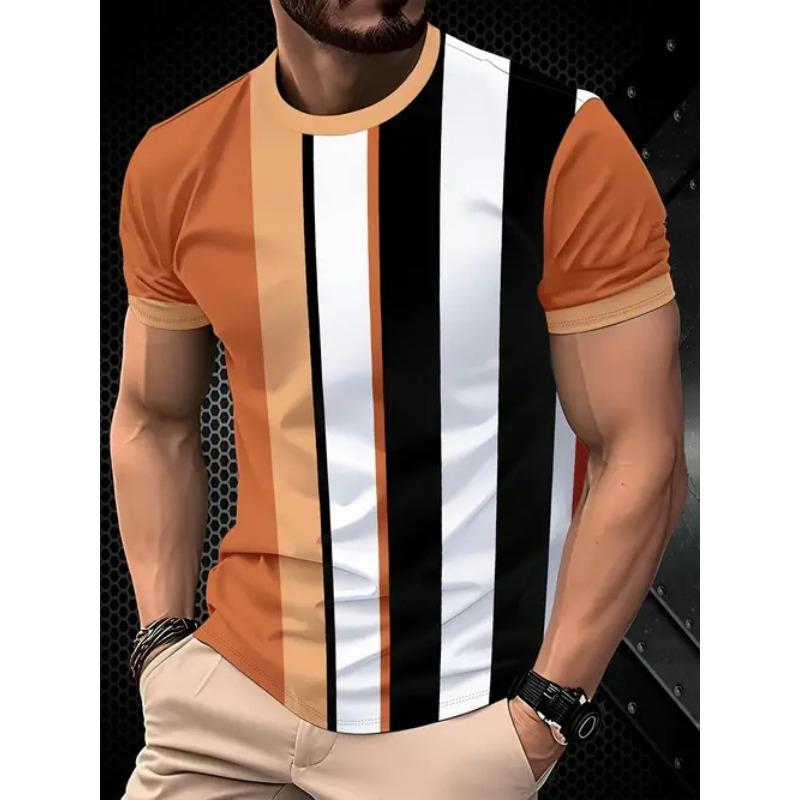 

Новая повседневная и универсальная мужская футболка с коротким рукавом, с высококачественной 3D-печатью S