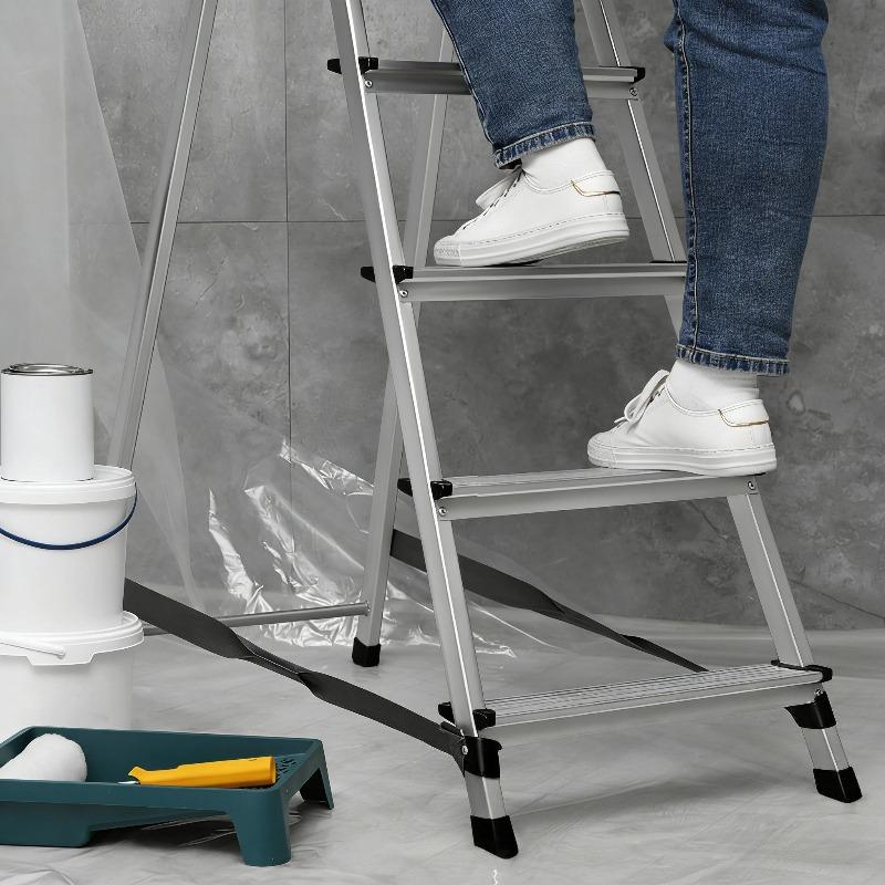 4pcs / 2pcs Heavy-Duty Anti-Slip Ladder Step Feet, Suitable for Telescoping Ladders - Replacement Safety Anti-Slip Caps with Textured Pedal Tips