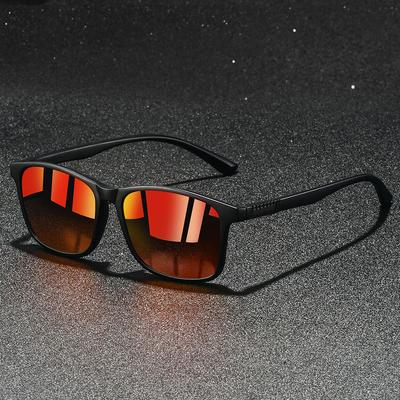 Modne Klasyczne Kwadratowe Okulary Przeciwsłoneczne UV400 Męskie Damskie Do Jazdy Kolorowe Modne Lekkie Gogle Outdoorowe