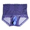 Men Sexy Lingerie Large Size High Waisted Belly Brief Separation Pouch Sissy Panties Slim Body Shaper Underpants Comfortable Soft Breathable Male