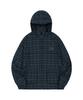 Oddstudio Flanell Karo Kapuzenjacke - Marine
