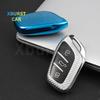 Carbon Fibre Tpu Car Remote Key Case Shell Fob Holder Cover Bag For Mg Zs Hs 5 6 Ezs For Roewe Rx8 Rx5 Rx3 I6 I5 Accessories