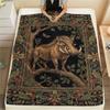 1PC Structural composition Print FlAannel Blanket, High quality Comfortable for All Seasons, Home Decor, Warmth and Comfort
