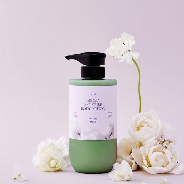 plu - Aroma Moisture White Musk Body Lotion 500g