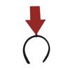 Women Girls Headband Funny Arrows Decor Elastic Hair Hoop Hair Accessory Weddings Parties Daily Wear