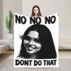 Obsession Bloody Girl Black and White Blanket Warm Plush Throw Blanket For Boy Girl Living Room Flannel Bedspread Bed Cover