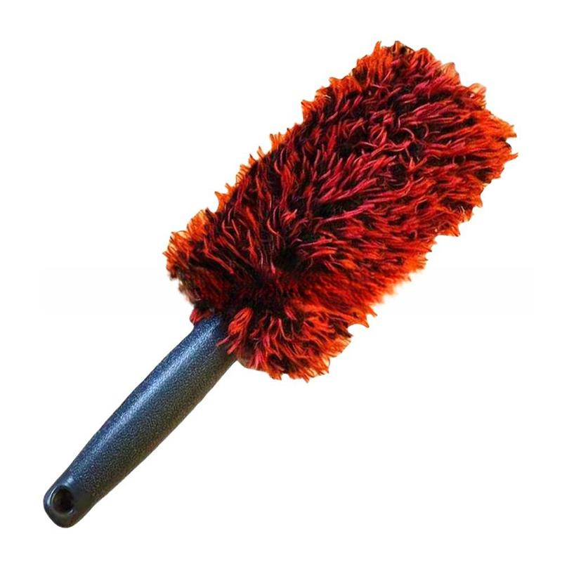 Spazzola per Pulizia Auto Portatile Peluche per Pneumatici e Cerchi Accessori per la Cura dell'Auto Spazzola Multifunzione Spazzola per Pulizia Ruote Auto