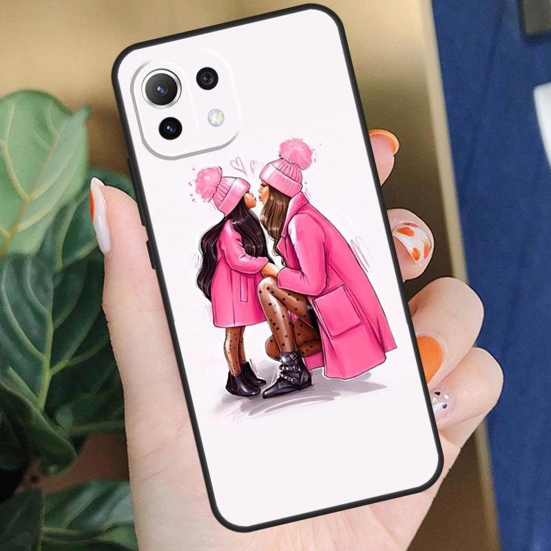 Baby Mom Daughter Girl Son Dad Case For Xiaomi 13 14 11T 12T 13T Pro 12 Lite 12X POCO X3 X5 Pro F3 F4 X4 M5s C65 F5 Cover