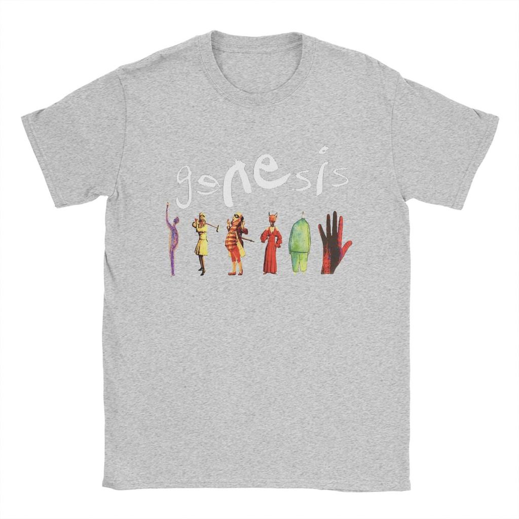 Genesis Band T-Shirt Herren Fantastisches Reines Baumwoll-T-Shirt Rundhals Kurzarm T-Shirts Party Oberteile