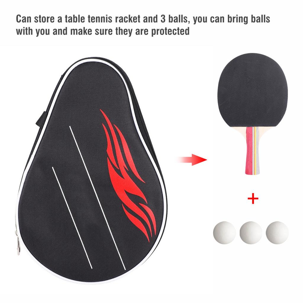   Table Tennis,     Paddle Bat Bag With     bat Racket Case hd cover Balls Pouch