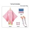 Demon Slayer Mitsuri Kanroji Cosplay Kimono Maid Costume