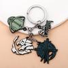 Anime Solo Leveling Character Keychain Pendant Sung Jin Woo Cosplay Props Fans Gift Jewelry