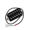 FLEOR High Output Alnico 5 Gitarren-Pickups, Double Coil Humbucker Pickups, Hals- und Steg-Set, Schwarz