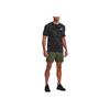 Under Armour UA Rush Logo Print Crew Neck T-Shirt Men Tops Black 1376792-001