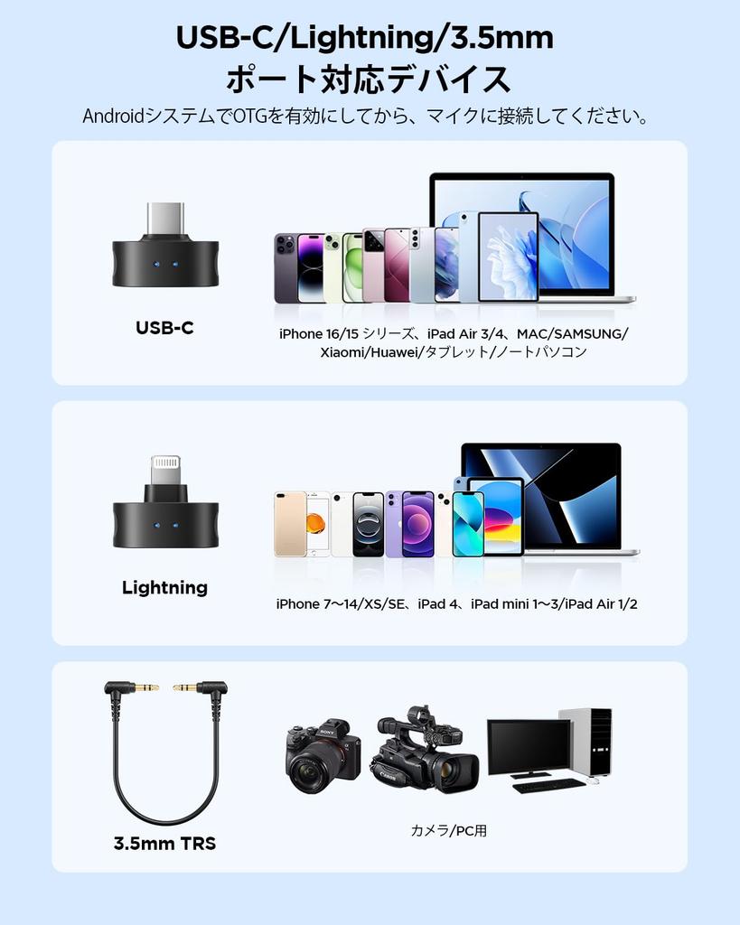 Boya Magic-02 Wireless Lavalier Microphone 4-in-1 Mini Pin 30 Hours Continuous Use 100m Range AI Noise Reduction Compatible with Android iPhone Camera