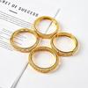 Retro Sand Gold Four-Leaf Clover Bracelet - High-End Chinese Style