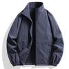M-8XL Men's Casual Stand Collar Jacket - New Spring/Autumn Style, Big Size, Trendy Loose Fit