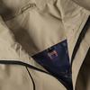 Solid Color Men Coat Stand Collar Top Two Pockets Zipper Closure Casual Jacket for Autumn